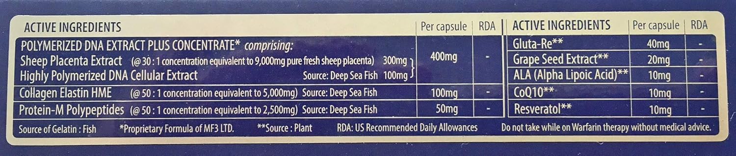 Placenta Softgels 30 Count - Premium Extract Formula for Health and Wellness