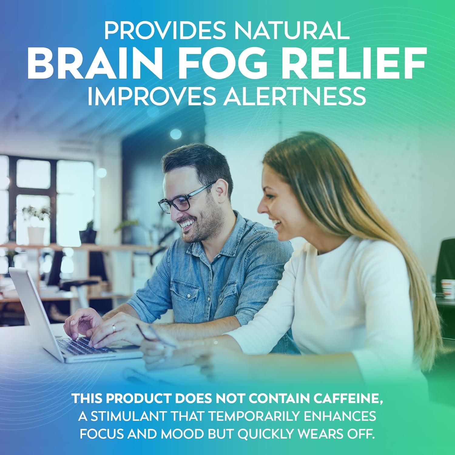 Plant-Based Brain Supplements for Memory, Focus, Immunity, and Energy - Cognitive Nootropic Support with BiAloe - 90 Capsules