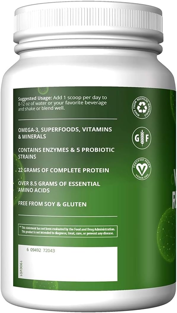 Plant-Based Chocolate Mocha Meal Replacement Protein with 22g Protein - 28 Servings - BoostGo Australia