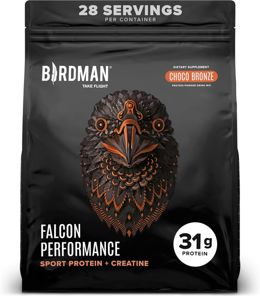 Plant Based Chocolate Protein Powder with 31g Protein, 5g Creatine, BCAA, Probiotics, and Electrolytes - Vegan Pre Workout Supplement for Muscle Growth, Low Carb, and Sugar Free - 28 Servings