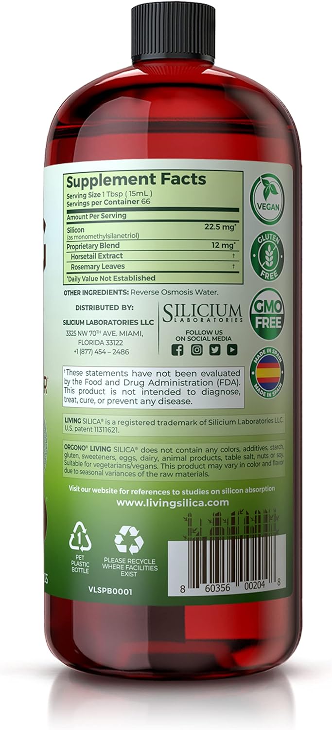 Plant-Based Collagen Booster for Healthy Joints, Skin, Hair & Nails - 33.85 Fl Oz