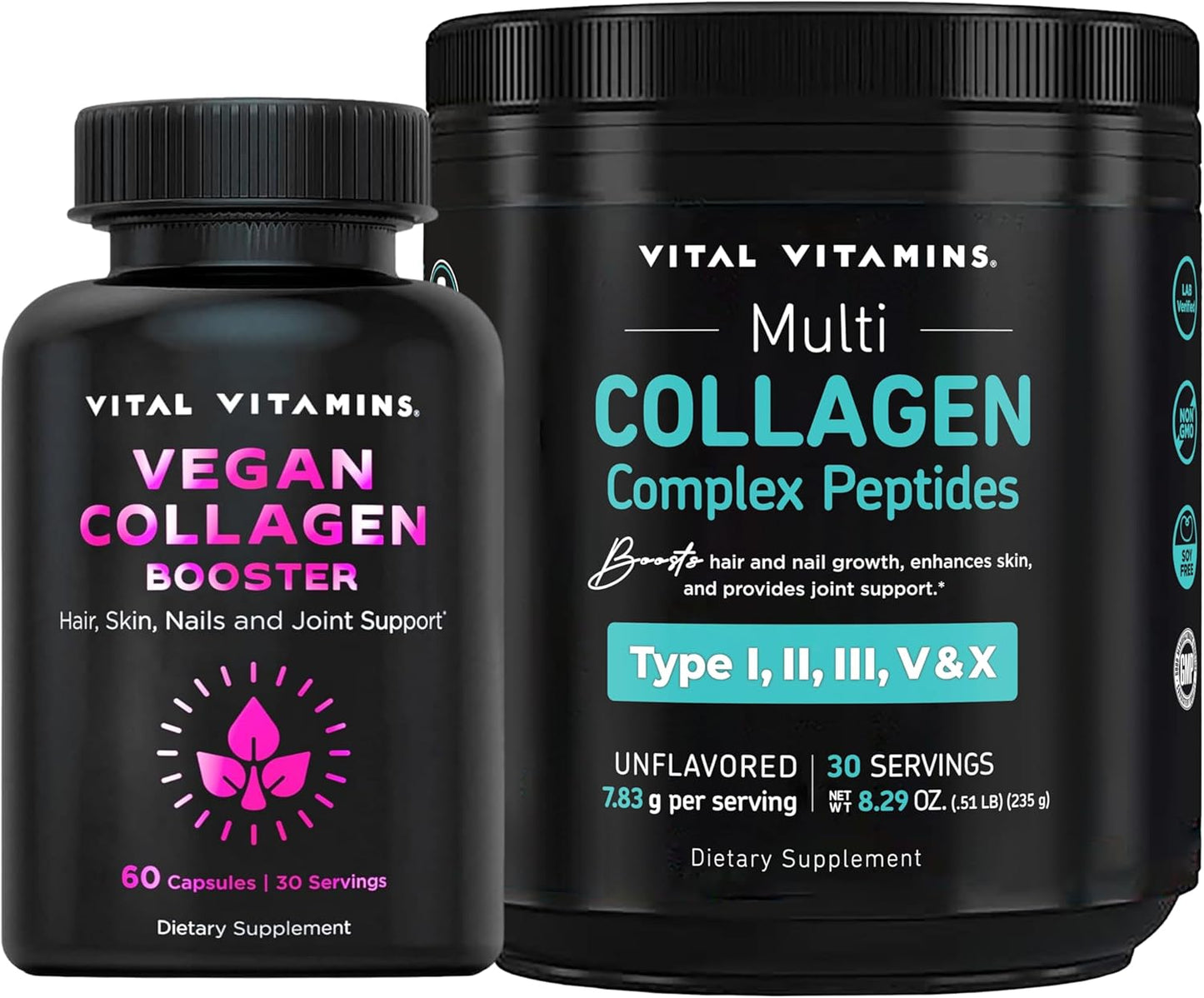 Plant-Based Collagen Booster with Multi Peptides for Essential Nutrients
