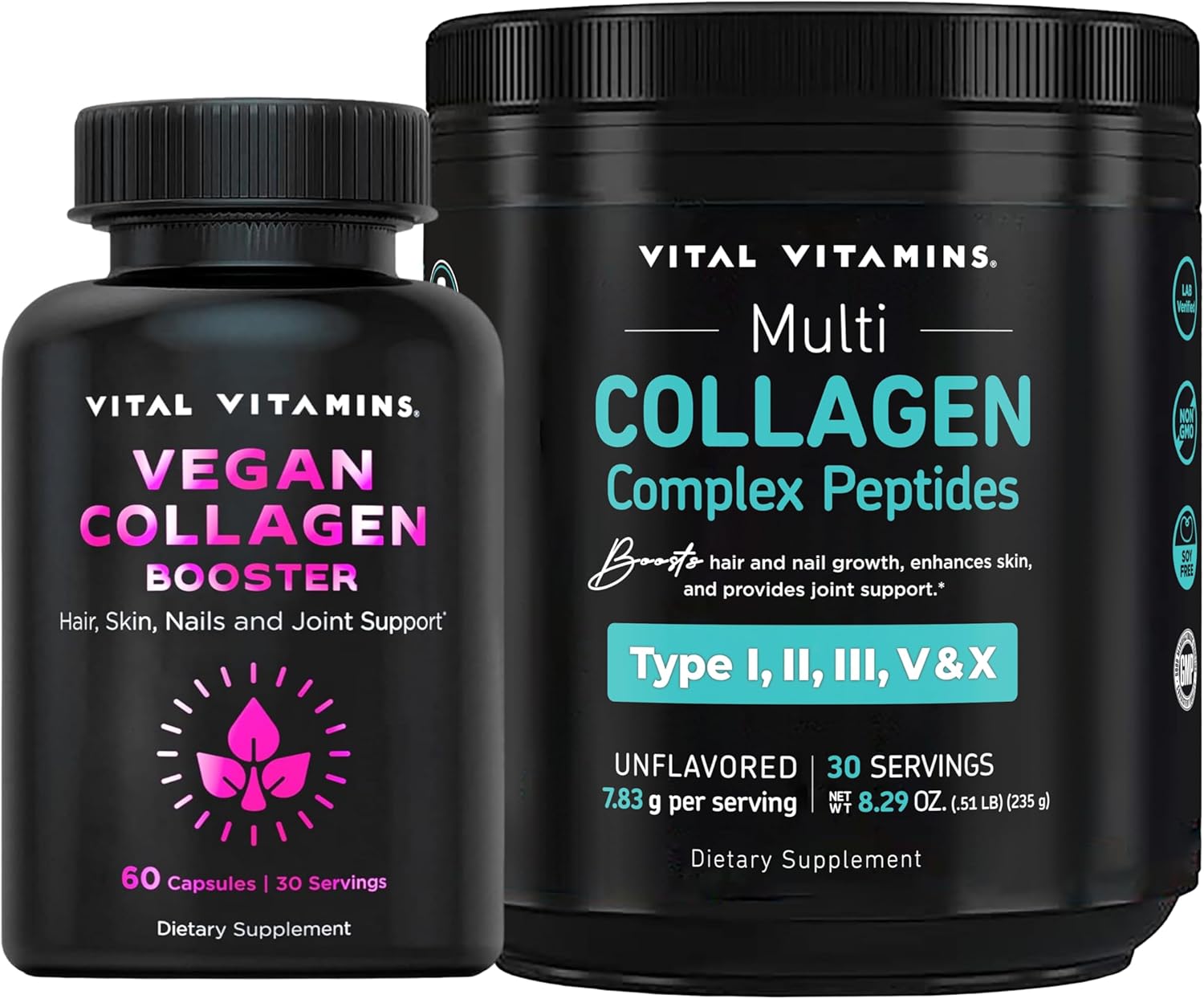 Plant-Based Collagen Booster with Multi Peptides for Essential Nutrients