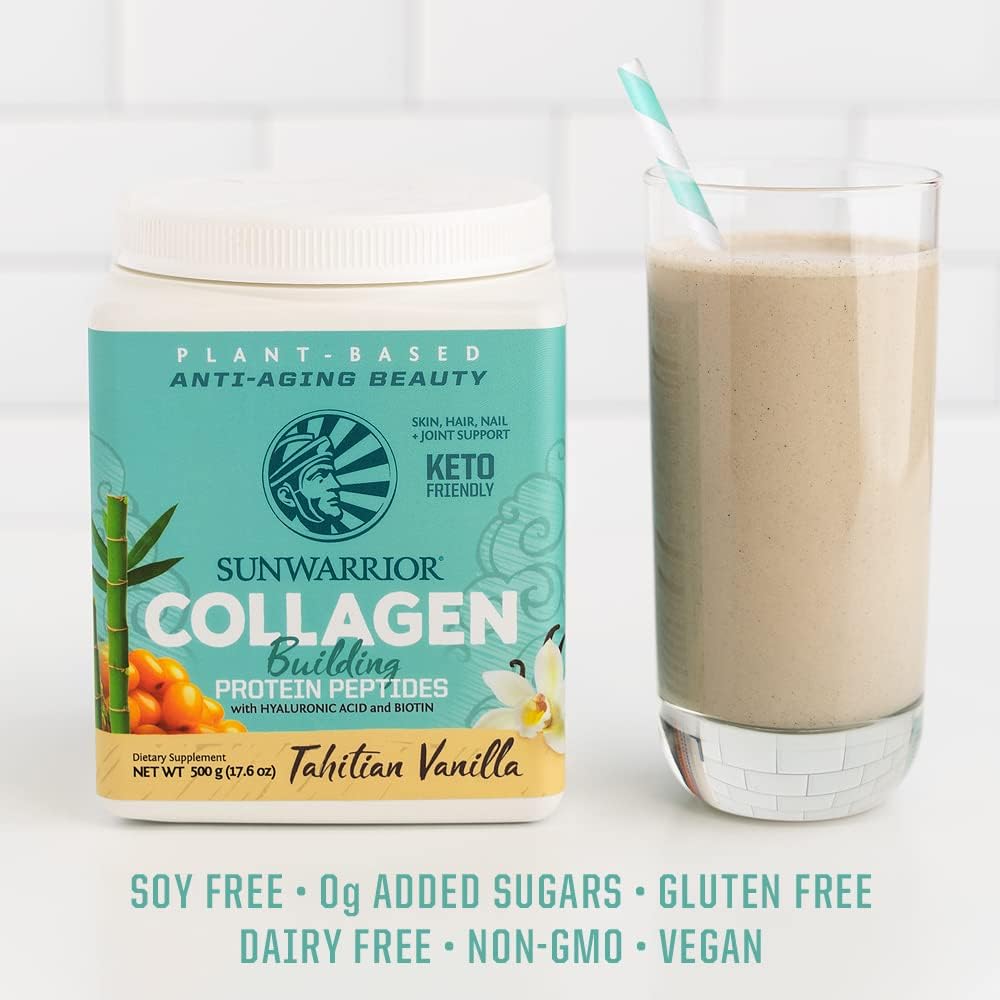Plant-Based Collagen Building & Creatine Powder Bundle | Vegan Vanilla & Unflavored, 20 & 60 Servings