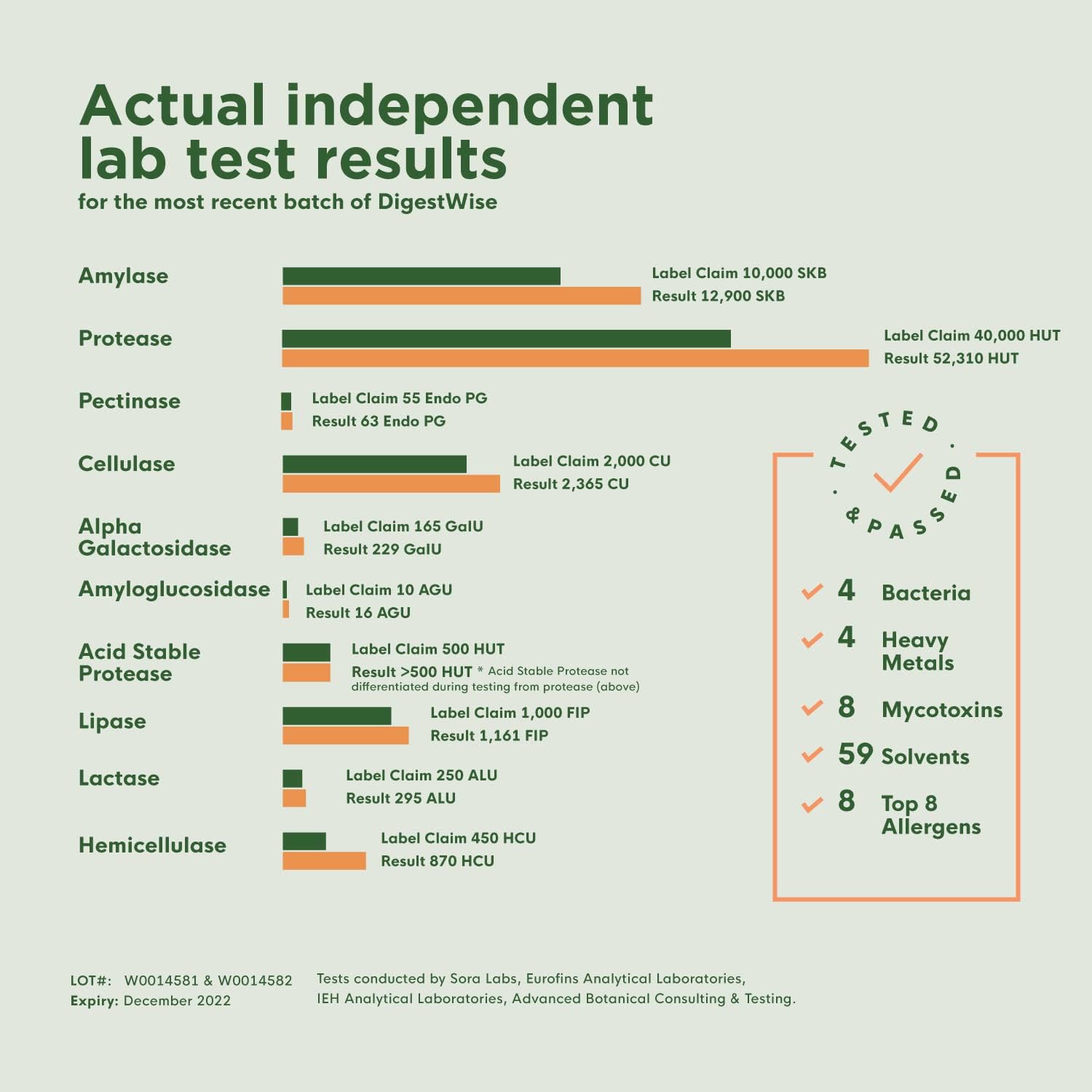 Plant-Based Digestive Enzymes - Vegan Support for Digestion, Gas, Bloating & Constipation - Keto Friendly - Lab Tested - 90 Capsules