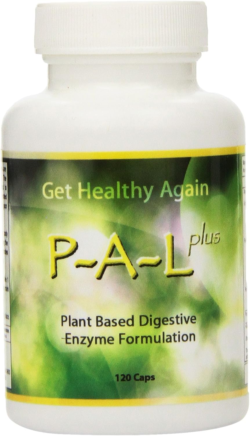 Plant-Based Digestive Enzymes with ERC Enzymes P-A-L, 120 Capsules