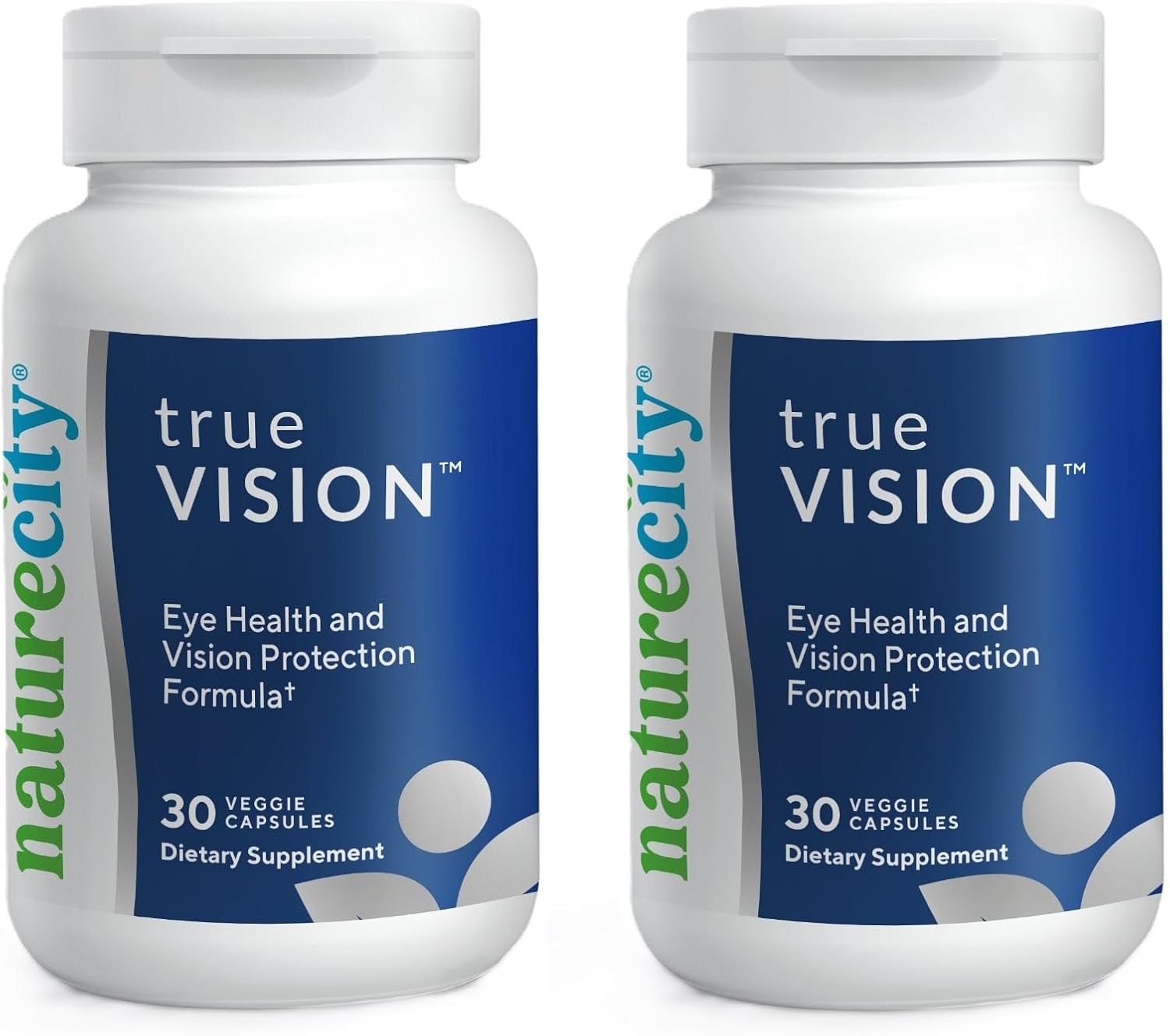 Plant-Based Eye Health Supplement with Lutein, Zeaxanthin, and Saffron - Supports Central and Night Vision, Blue Light Protection - 60 Veggie Capsules