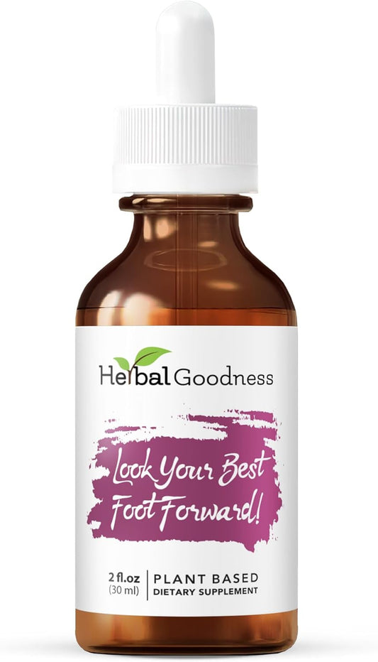 Plant-Based Herbal Extract for Skin, Hair & Nails - 2oz Bottle - Liquid Collagen Alternative with Biotin & Horsetail for Women