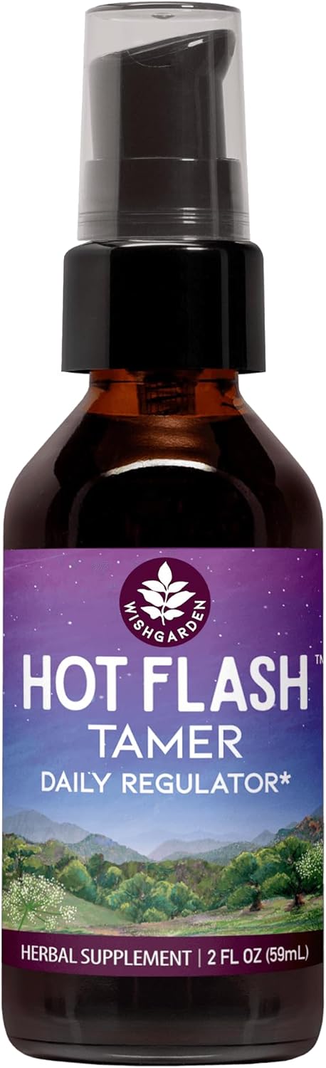 Plant-Based Hot Flash Relief Supplement with Black Cohosh & Vitex Berry for Menopause - 2oz Women's Herbal Night Sweats Support - BoostGo Australia