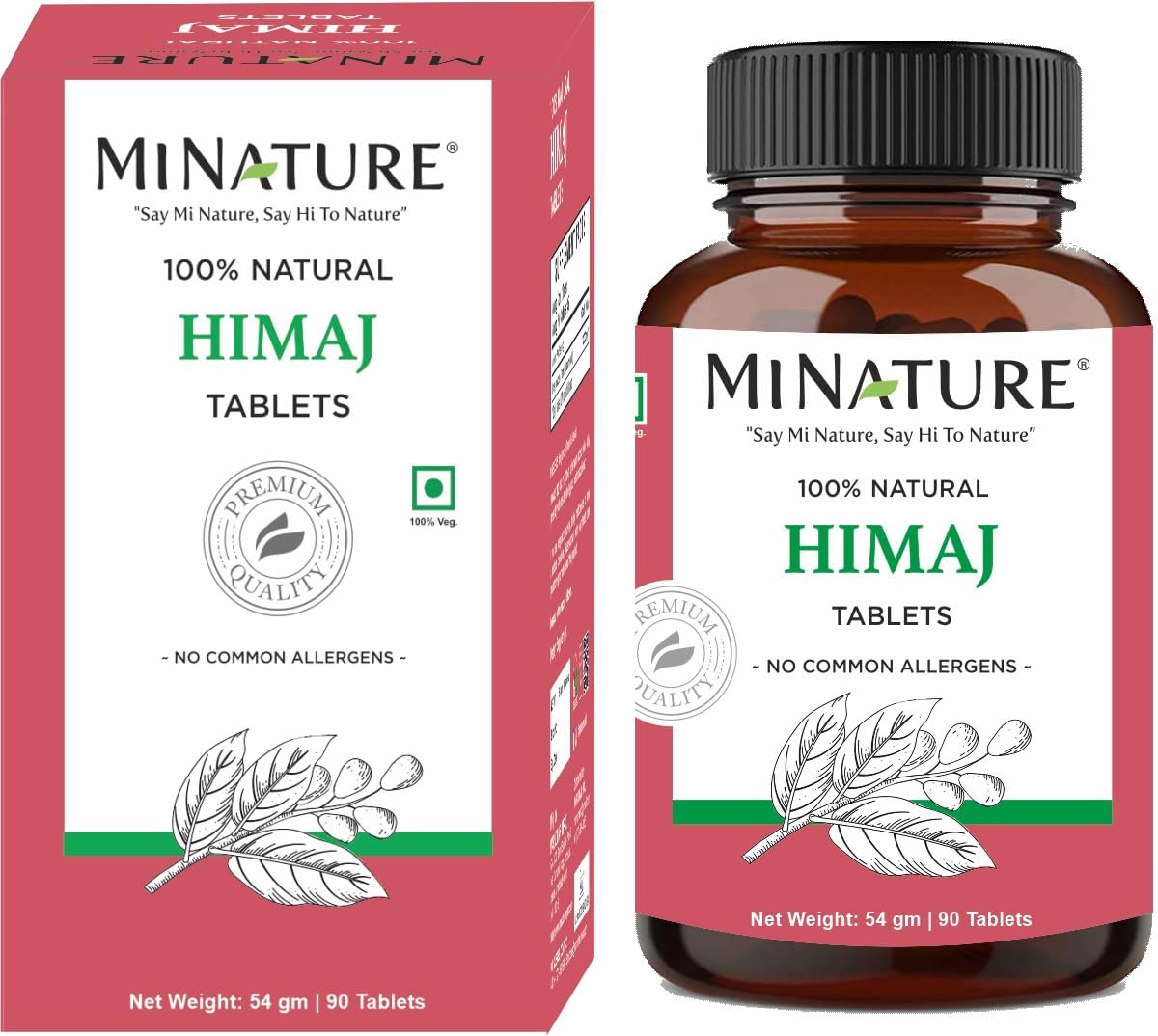 Plant-Based Miniature Harad (Terminalia Chebula) Tablets - Vegan & Gluten-Free Himej Powder Supplement - 90 Tablets (1000mg) for 45 Days