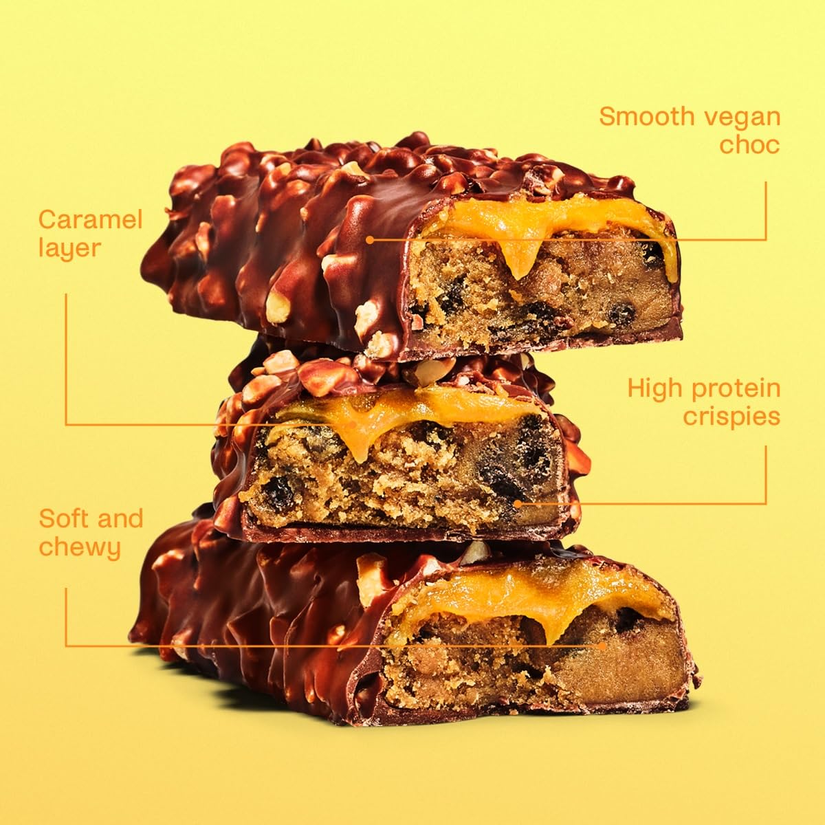 Plant Based Misfits Vegan Protein Bars, Peanut Butter Fudge - New Recipe with Low Sugar & Carbs, High Fiber - Pack of 15
