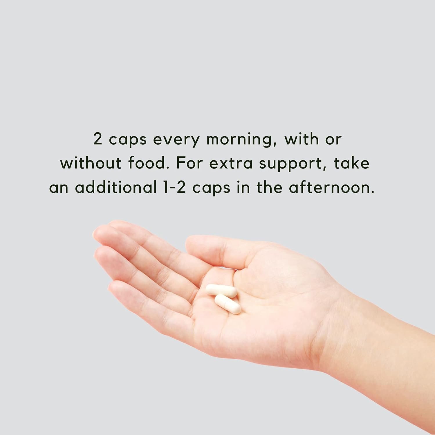 Plant-Based Mood Support Supplement with Adaptogens for Stress Relief & Energy - 60 Capsules