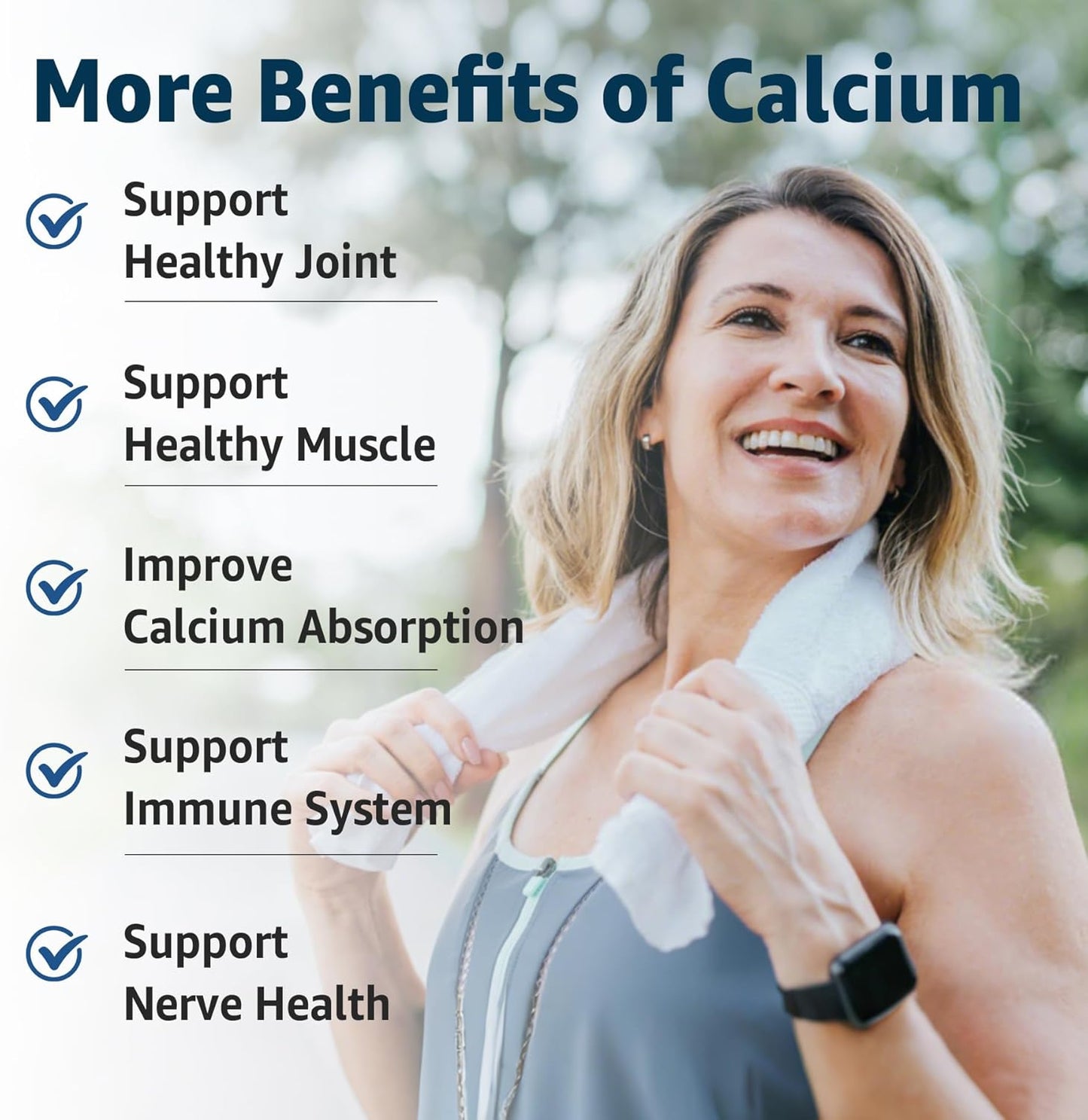 Plant-Based Ocean Algae Calcium Gummies with Vitamin D3, K2 & Magnesium for Bone Health - Vegan Calcium Supplement with 70+ Trace Minerals - 2 Pack