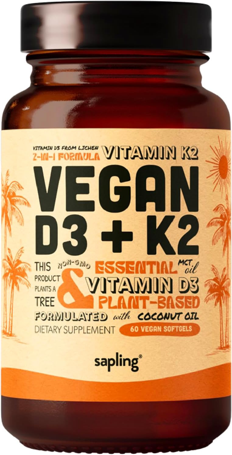Plant Based Omega 3, D3, K2, and B Complex Bundle - Vegan Fatty Acids and Essential Vitamins