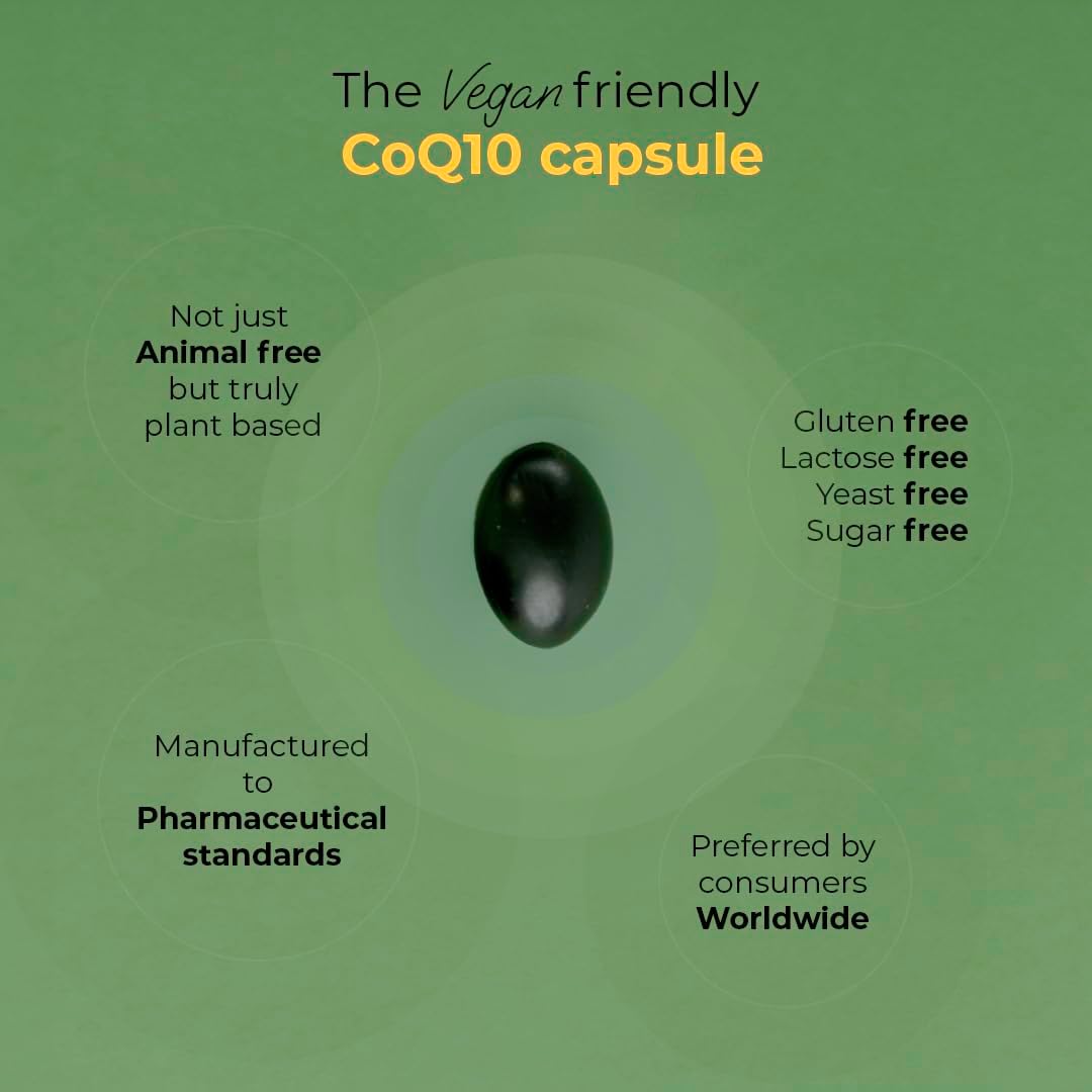 Plant-Based Pharma Nord CoQ10 Vegan Bio-Quinone Softgels - 100mg, 90ct - Non-GMO Heart Health & Energy Supplement