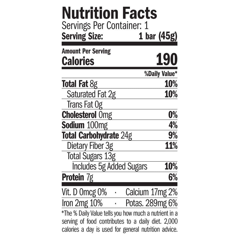 Plant Based Protein Energy Bars, All-Natural & Gluten Free, Non-GMO & Dairy-Free, Ah, Fudge Nuts, Pack of 10