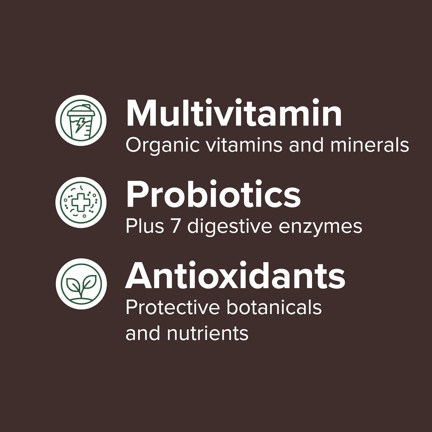 Plant-Based Protein Shake: Maximum Vibrance Vegan Meal Replacement, Chocolate Chunk - 15 Servings for Vibrant Health