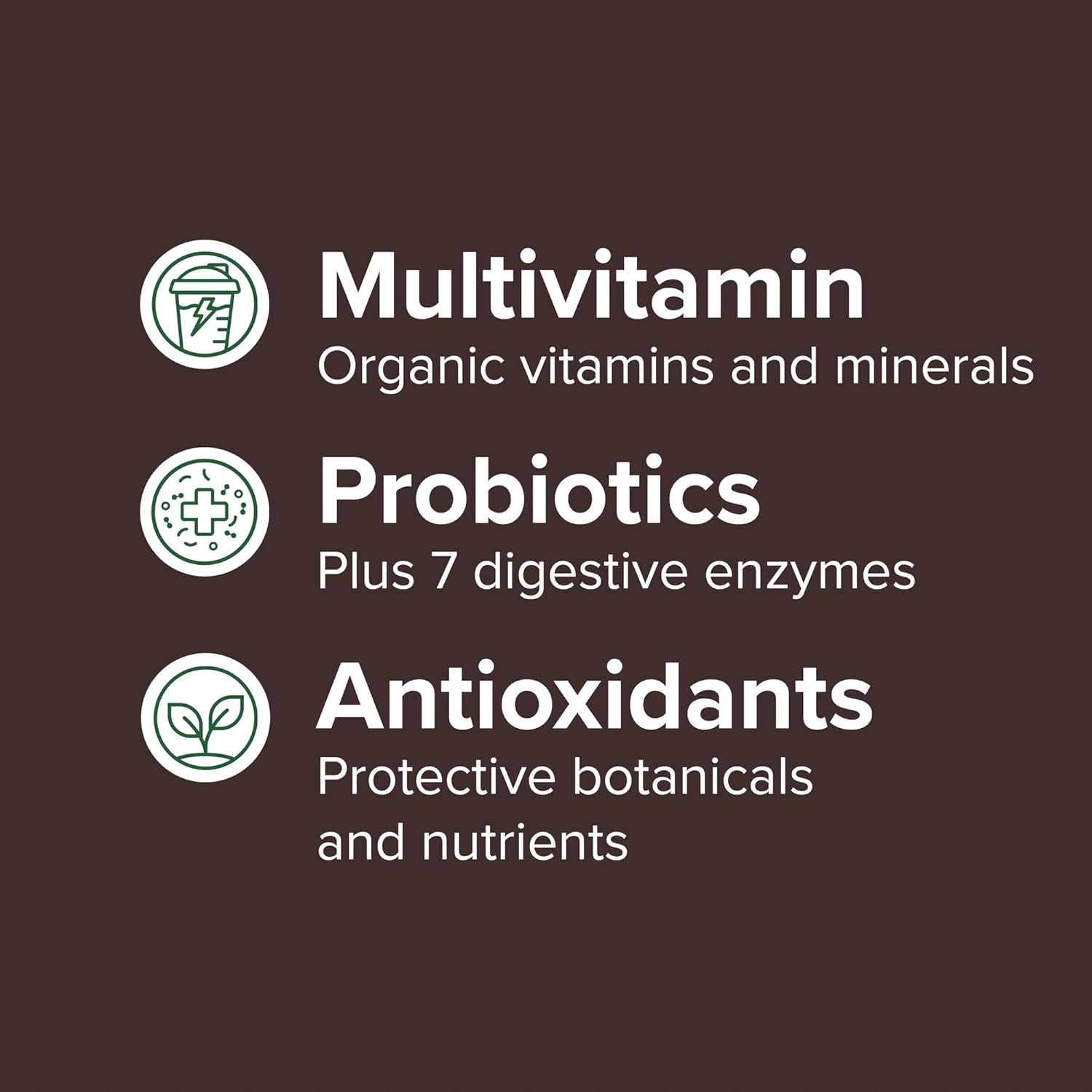 Plant-Based Protein Shake: Maximum Vibrance Vegan Meal Replacement, Chocolate Chunk - 15 Servings for Vibrant Health