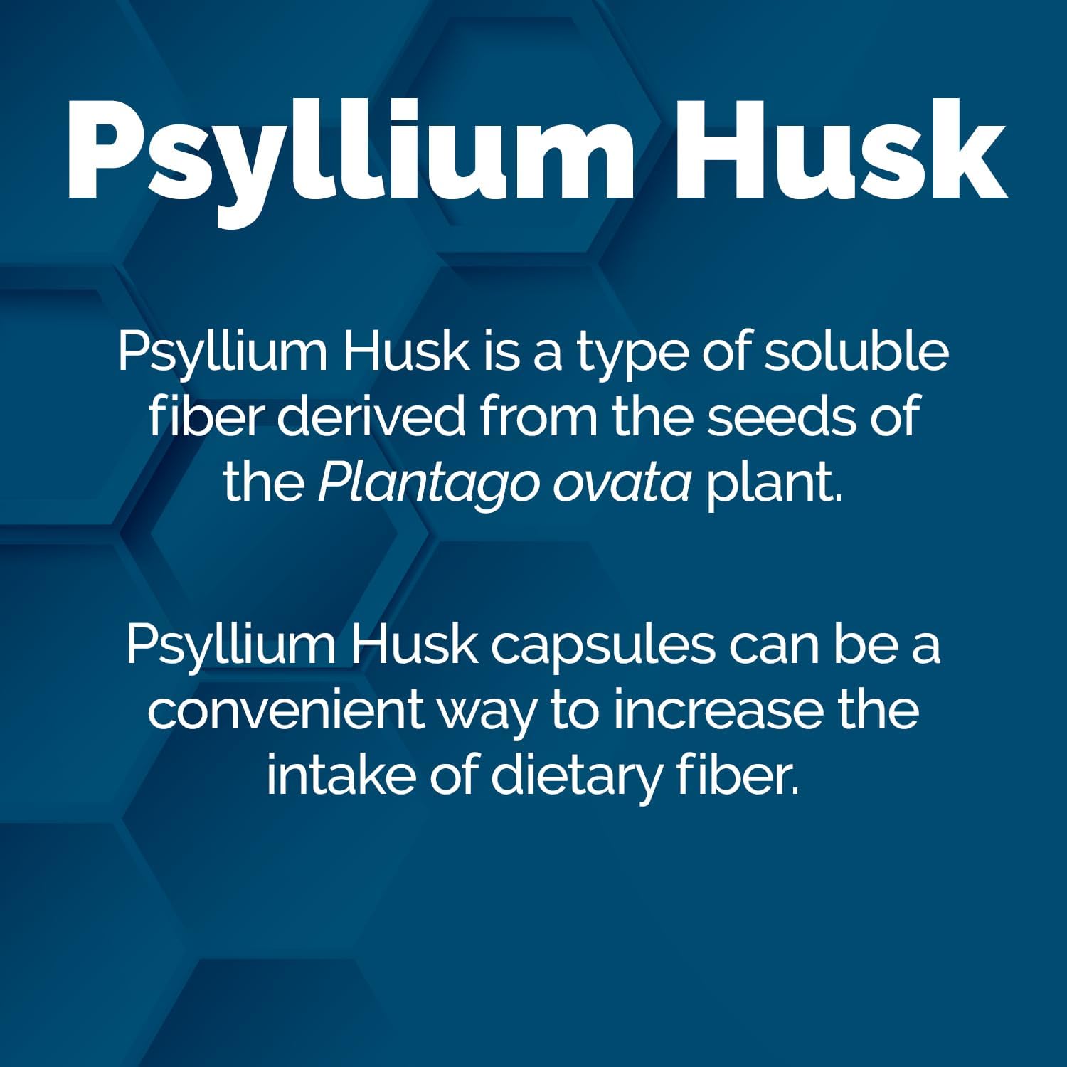 Plant-Based Psyllium Husk Capsules 500 mg for Digestive Health - 200 Count