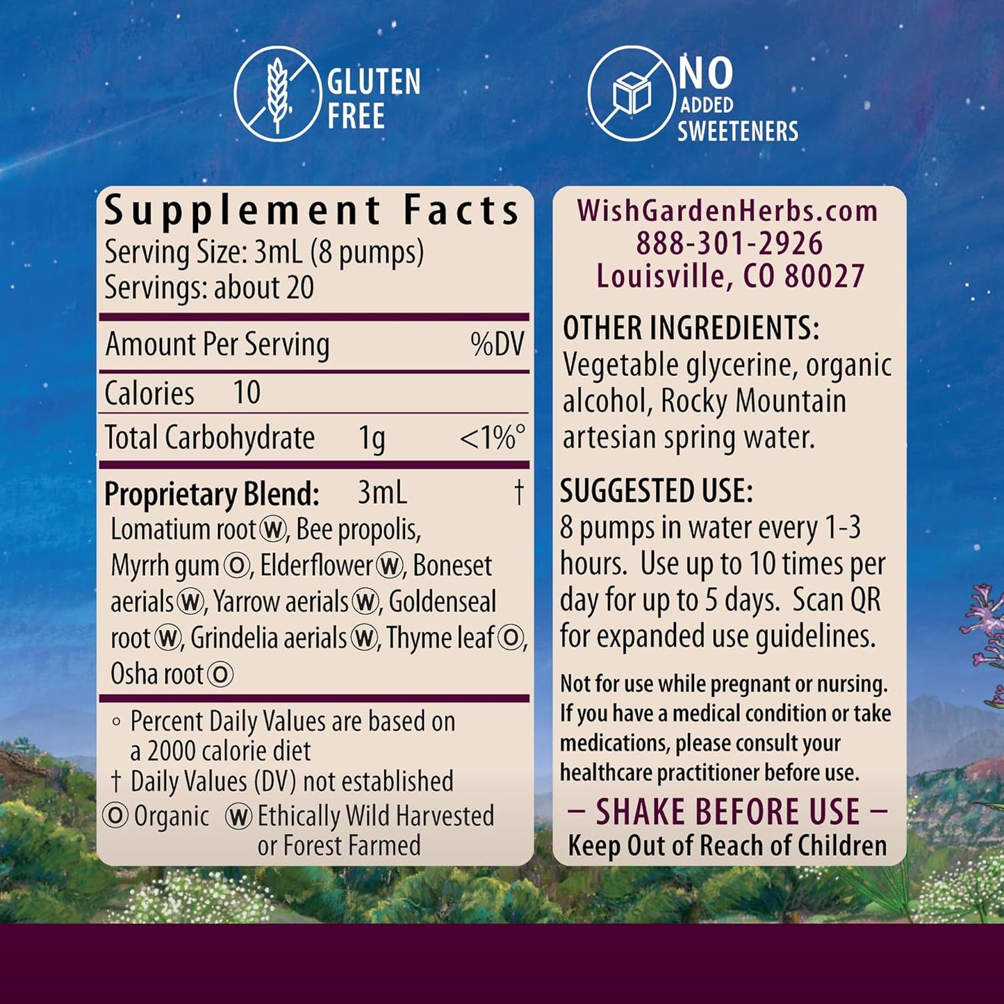 Plant-Based Rapid Immune Support & Respiratory Health with OSHA & Goldenseal - 4oz