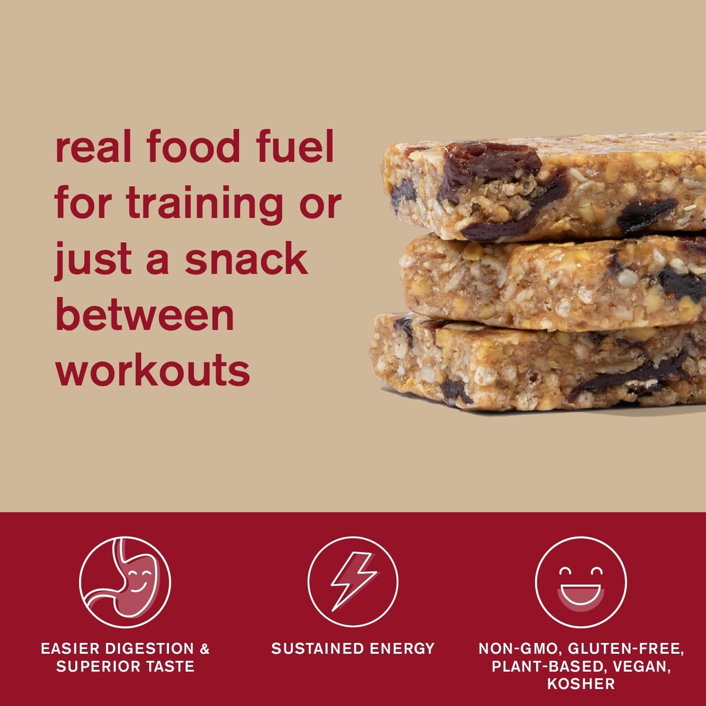 Plant-Based Skratch Labs Energy Bar Variety Pack - 12 Pack | Low Sugar, Plant Protein, Ancient Grains | Non-GMO, Gluten Free, Soy Free, Vegan, Kosher Snack