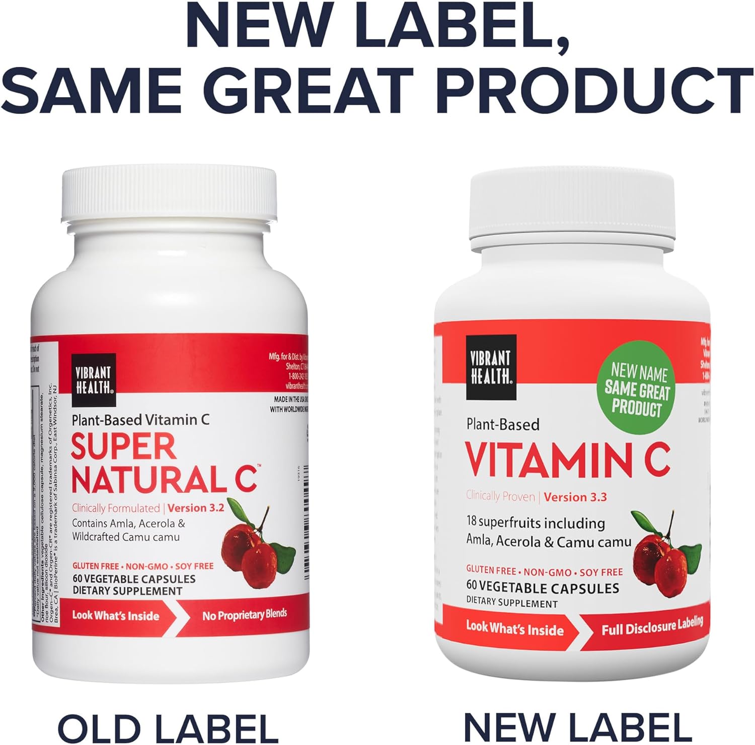 Plant-Based Superfoods Vitamin C Capsules for Vegetarian Immune Support & Antioxidant Protection