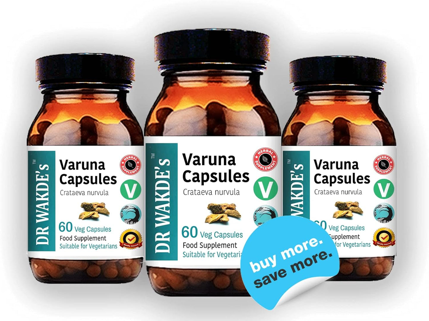 Plant-Based Varuna Capsules - Ayurvedic Crataeva nurvula Supplement with 60 Veg Caps, Vegan & All Natural