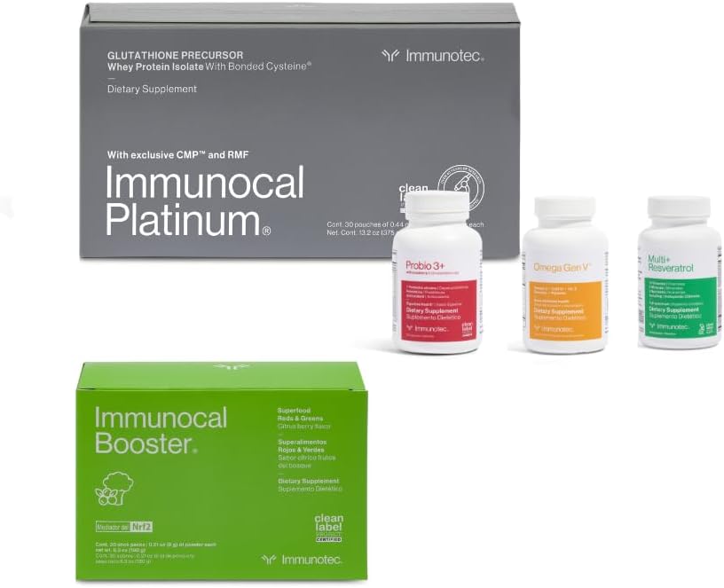 Platinum Performance Pack with Immunocal, Multi+Resveratrol, Probio 3+, and Omega Booster
