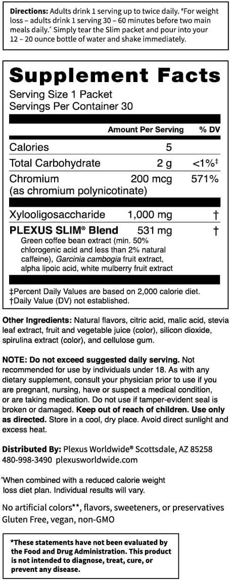 Plexus Slim MicroBiome Drink Mix - Black Cherry Lime Blossom Flavor, 4.0 Ounce