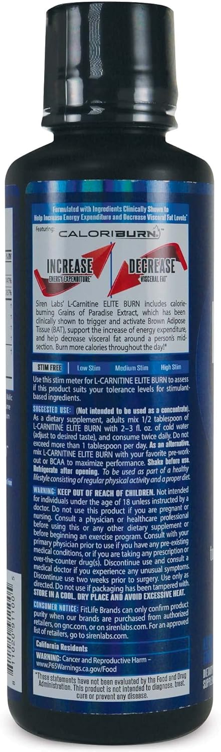 PMD Sports BCAA's Lemonade & Siren Labs L-Carnitine Elite Strawberry Blast Combo for Recovery, Performance, and Fat Loss Support