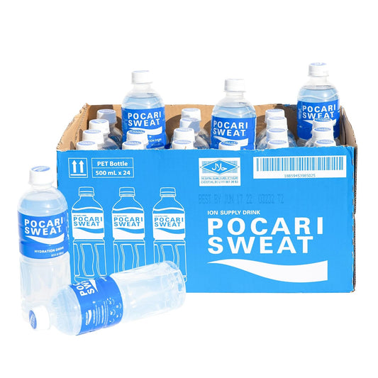 Pocari Sweat Electrolyte Drink 24-Pack - Stay Hydrated for Sports, Heat, and Daily Wellness