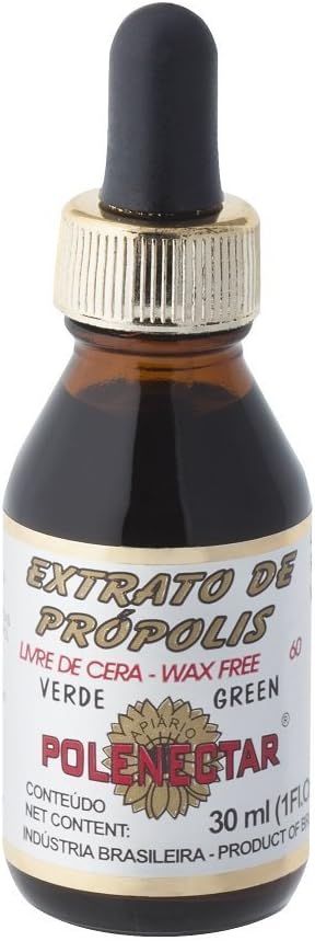 Polenectar Premium Brazilian Bee Propolis Extract 30ml x 12 Bottles - Wax Free