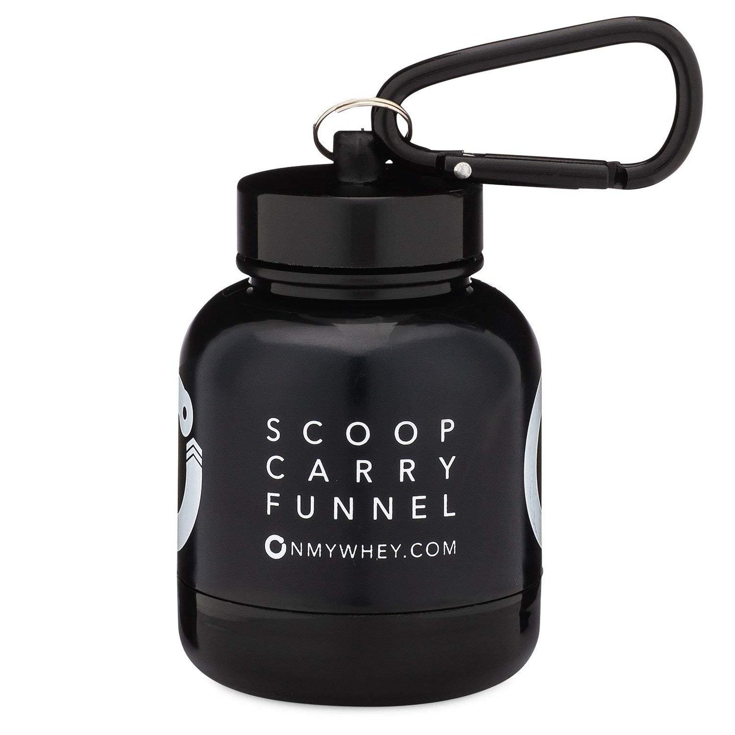 Portable Protein Powder Funnel Keychain Combo Pack for Gym, Workouts, and Travel - TSA Approved, Modern & Classic Designs