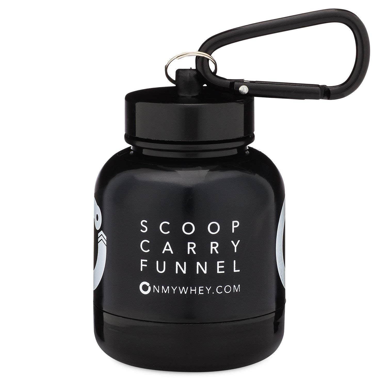 Portable Protein Powder Funnel Keychain Combo Pack for Gym, Workouts, and Travel - TSA Approved, Modern & Classic Designs