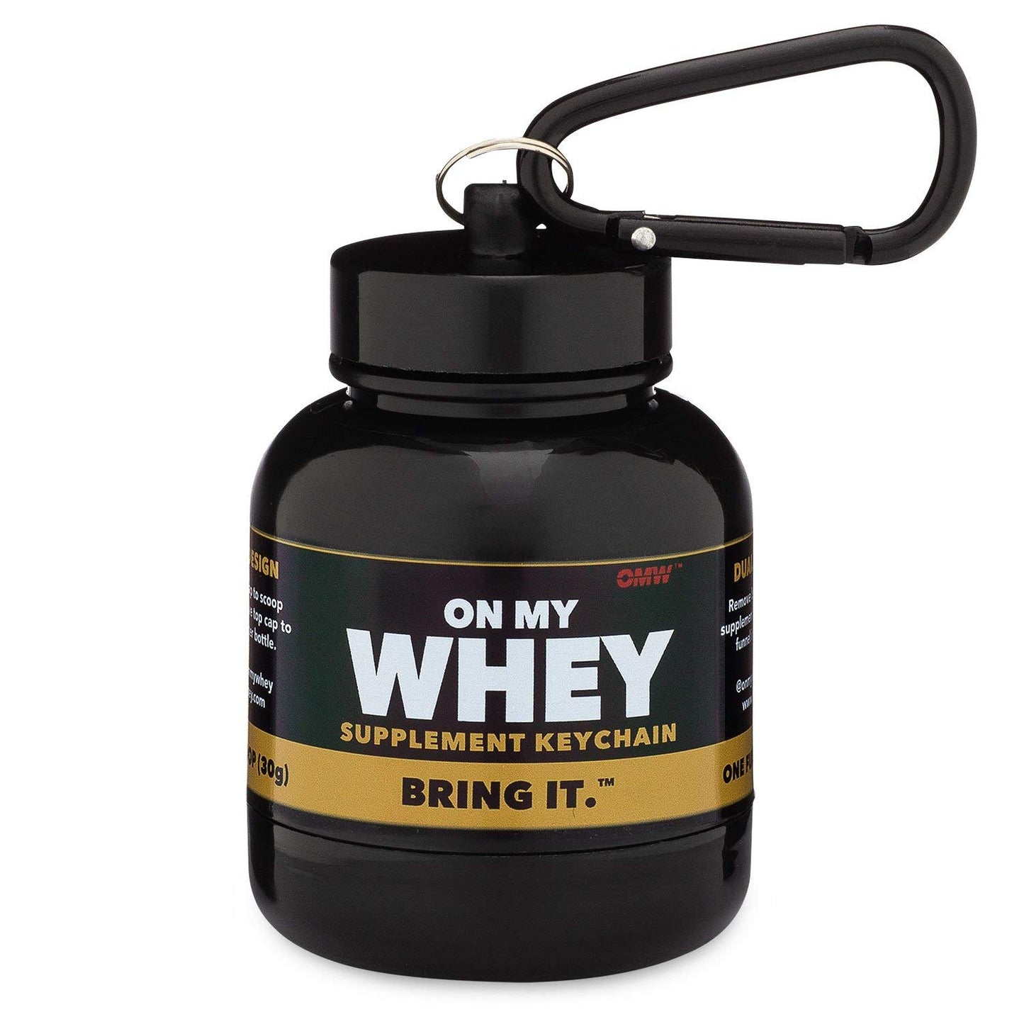 Portable Protein Powder Funnel Keychain Combo Pack for Gym, Workouts, and Travel - TSA Approved, Modern & Classic Designs
