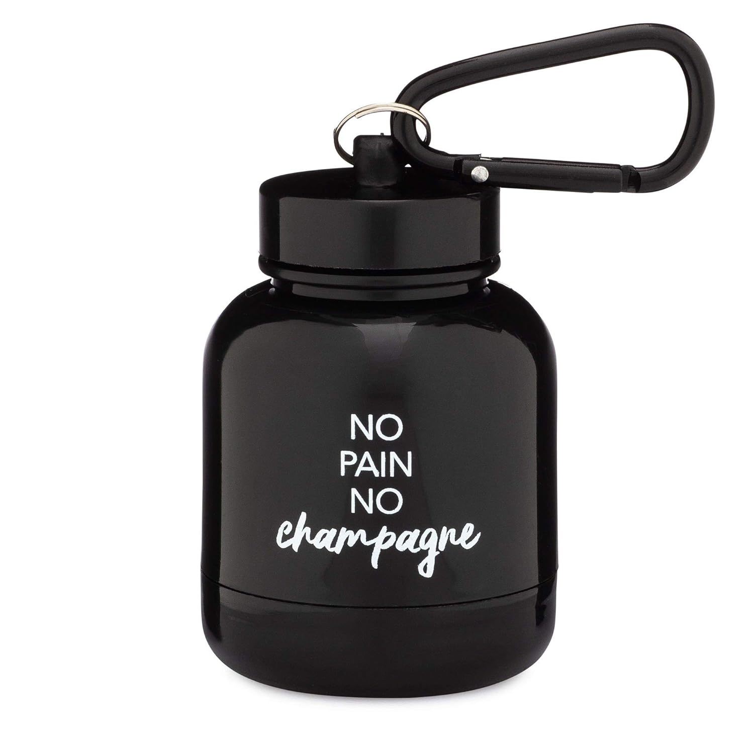 Portable Protein Powder Funnel Keychain for Gym & Travel - TSA Approved Supplement Container for Workouts & Fitness