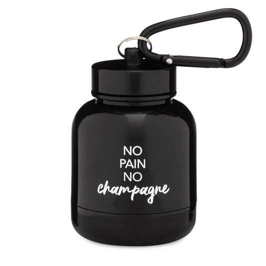 Portable Protein Powder Funnel Keychain for Gym & Travel - TSA Approved Supplement Container for Workouts & Fitness