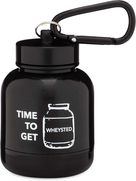 Portable Protein Powder Funnel Keychain for Gym, Workouts & Travel - TSA Approved & Convenient On-the-Go Solution