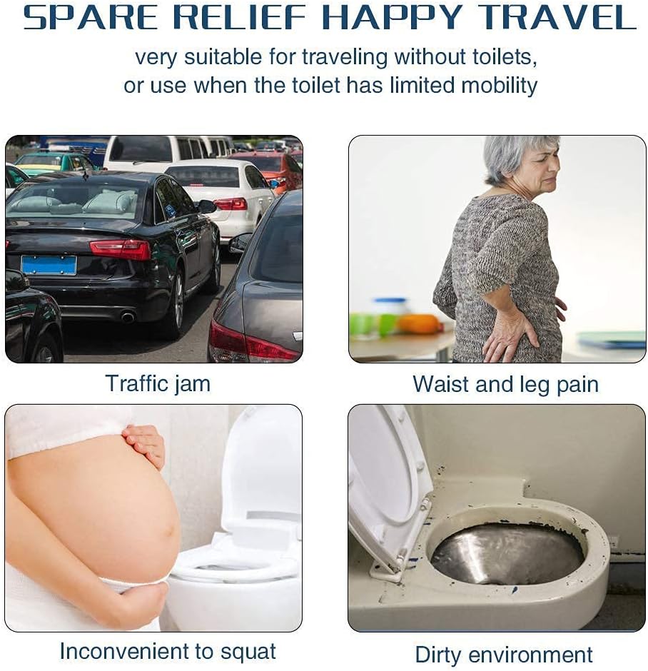 Portable Sunany Female Urinal with Silicone Funnel - Reusable and Ideal for Outdoor Activities, Camping, and Travel