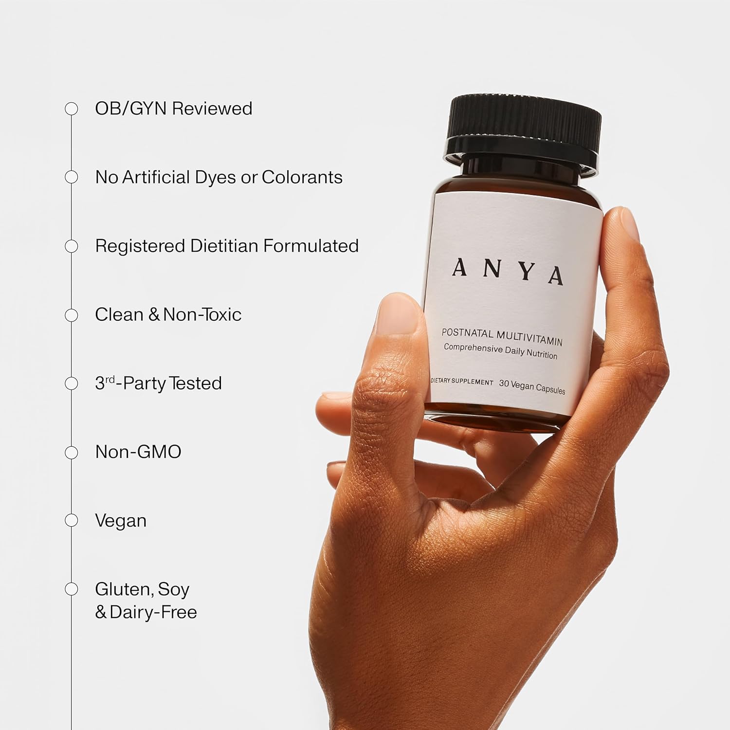 Postnatal Multivitamin Bundle with Omega 3: Easy-to-Digest Formula, 2 Pills a Day, 60 ct. - Includes DHA/EPA + 21 Key Nutrients