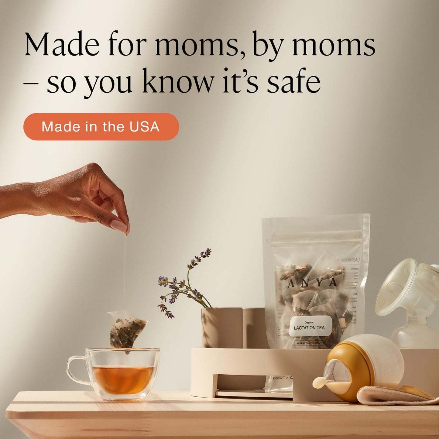 Postpartum Essentials Bundle: ANYA Multivitamin & Lactation Tea for Breastfeeding Moms