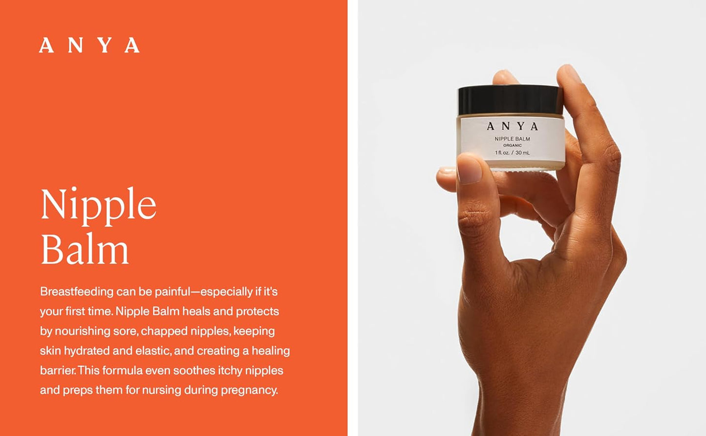 Postpartum Essentials Bundle: ANYA Multivitamin + Nipple Balm for Breastfeeding Women