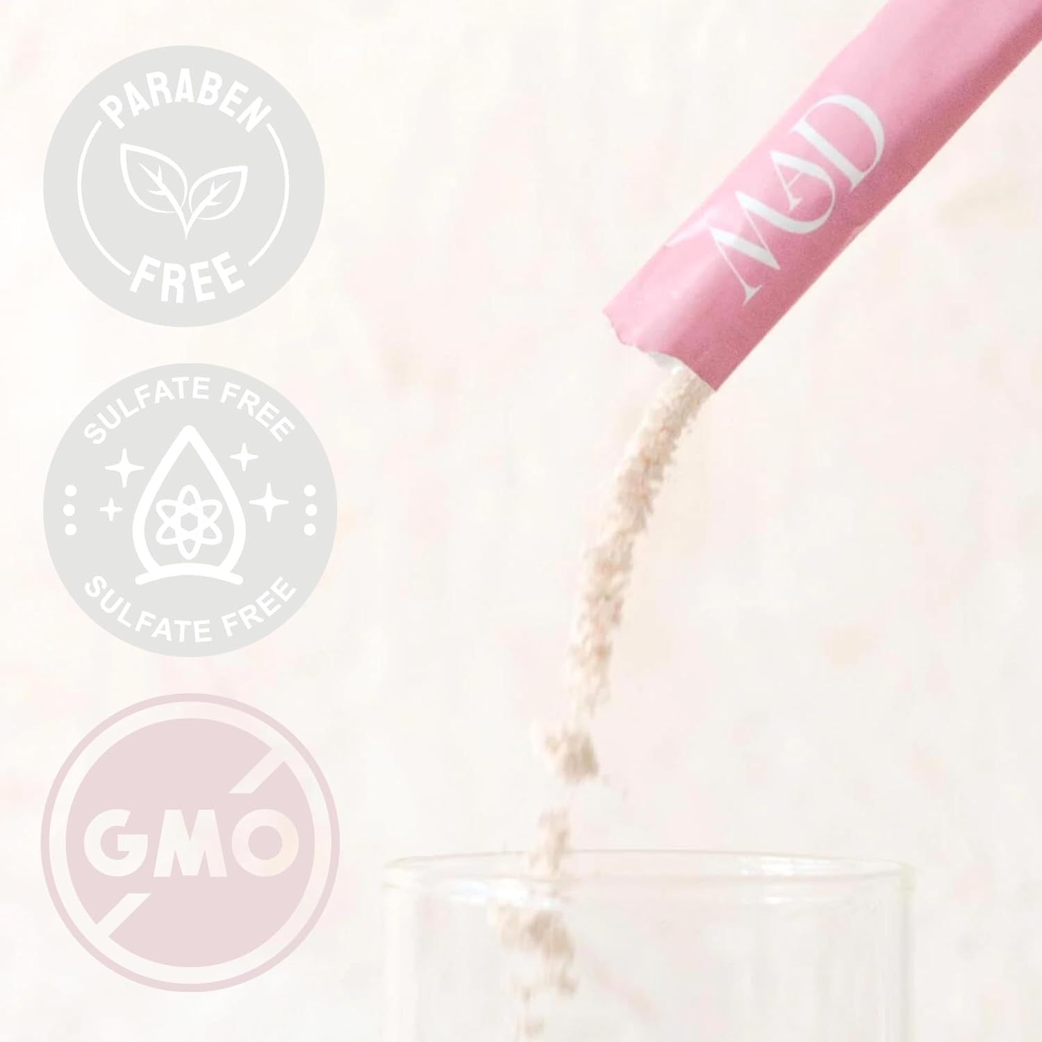 Postpartum Hair Loss Supplement with Collagen, Pumpkin Seed, Omega-3, and Horsetail - 15 Individually Packaged Tasty Mix-in Packets