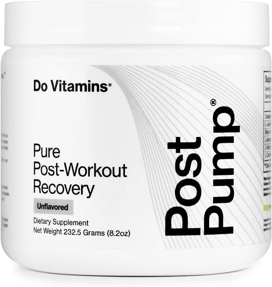 PostPump Natural Post-Workout Supplement for Muscle Recovery - BCAA, Creatine, Betaine, Carnitine - Paleo, Keto, Vegan - 30 Servings