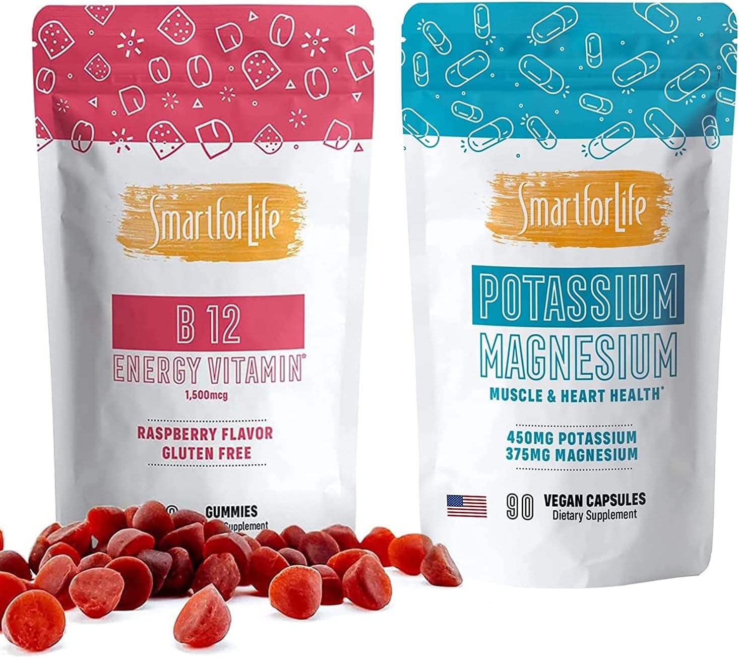 Potassium Magnesium Capsule with Vitamin B12 for Smart Living