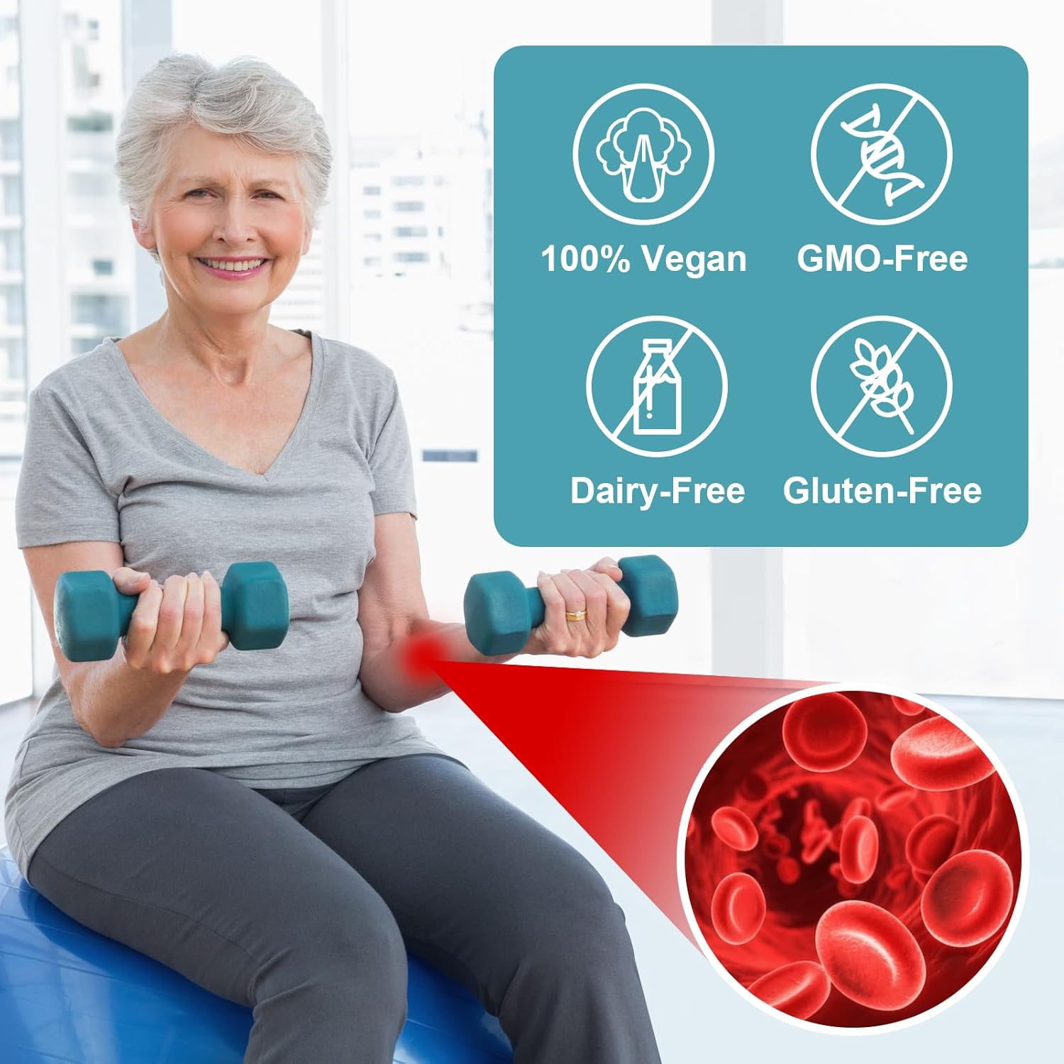 Potent Basigano Lumbrokinase Supplement 120mg Capsules - 1.2 Million LKU, Herbal Blend & Proteolytic Enzymes