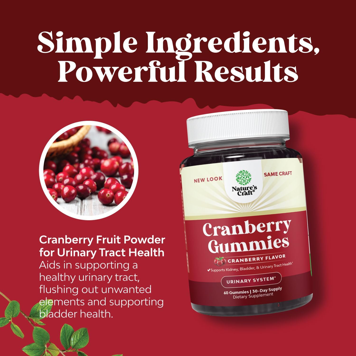Potent Multivitamin & Cranberry Gummies Bundle for Adults - Vitamin D A C E B12 Zinc Biotin - Wellness Antioxidant for Women and Men