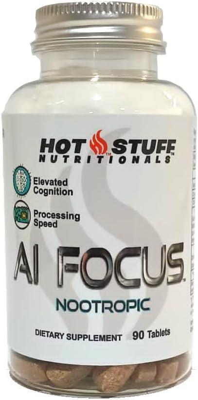 Potent Nootropic AI Focus Supplement - 90 Tablets for Enhanced Cognitive Function and Mental Stamina