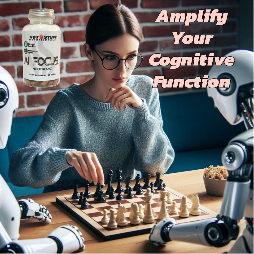 Potent Nootropic AI Focus Supplement - 90 Tablets for Enhanced Cognitive Function and Mental Stamina