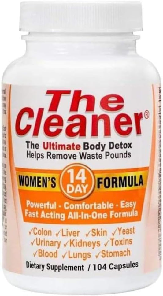 Powerful 14-Day Women's Formula Supplement, 104 Capsules, Fast-Acting and Comfortable Cleanse